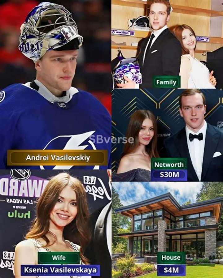 Andrei Vasilevskiy Biography, Age, Height, Wife, Net Worth, Family
